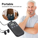 Kalsten | Hearing Aid Sound Amplifier – Battery-Powered In-Ear Hearing Enhancement Device with Headset for Seniors and Adults