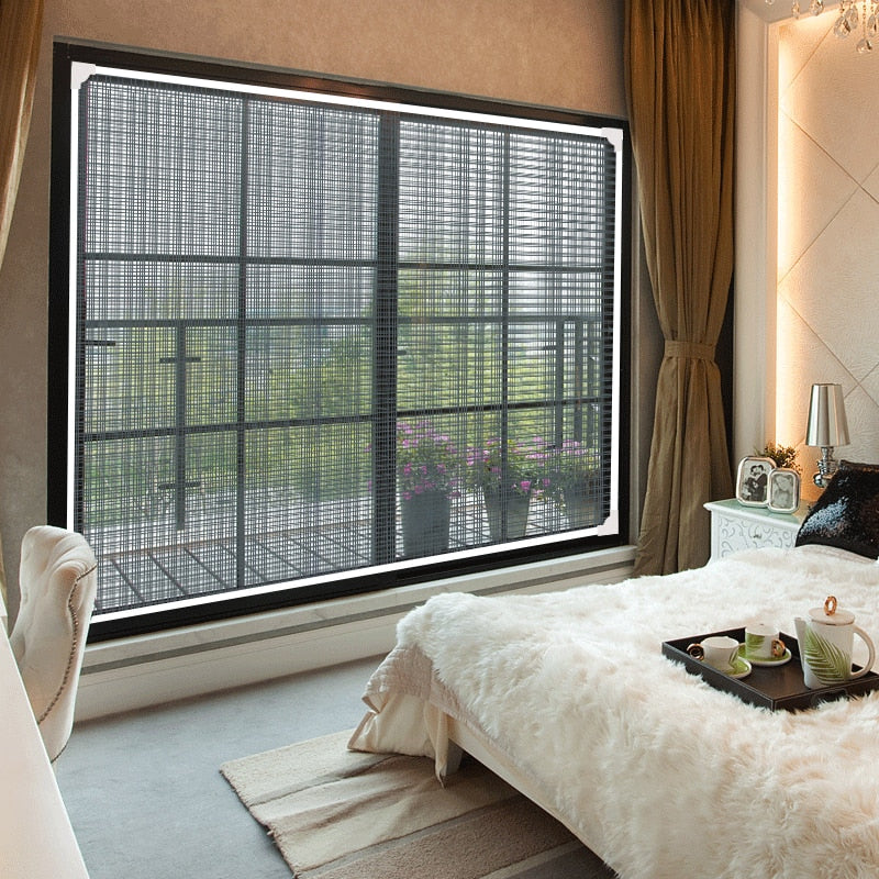 Magnetic Window Fly Screen – No-Drill Install, Trimmable Mesh & Insect Protection