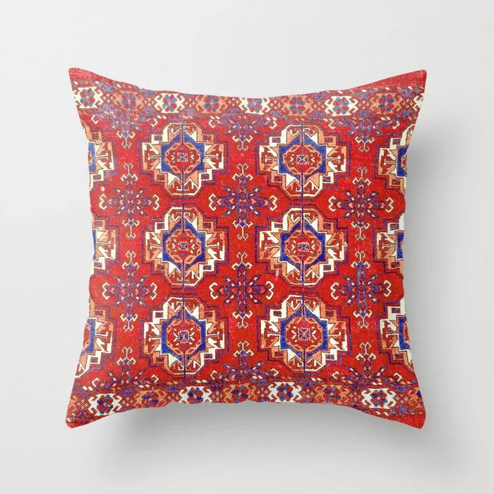 Oriental Cushion Cover – Plush Fabric, Hidden Zipper & 40–60cm Sizes