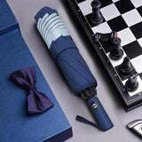 Inverted Reverse Umbrella – 360° Reflective Stripes, UPF 50+ & Automatic Open/Close