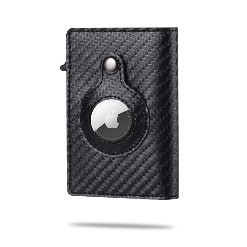 Slim Wallet with Integrated AirTag Holder - Stylish Card Case for Secure Tracking