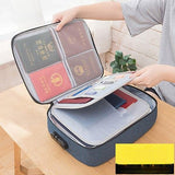 Lockable Waterproof Document Storage Case - Secure, Durable, and Weatherproof Organizer for Important Papers and Valuables