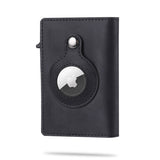 Slim Wallet with Integrated AirTag Holder - Stylish Card Case for Secure Tracking