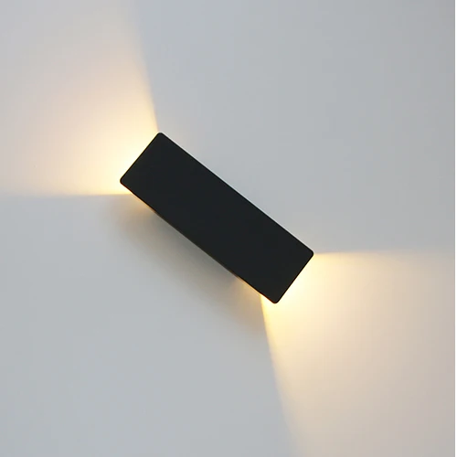 Dual Up-Down LED Wall Light – 6W Aluminium, Warm/Cool White & 4 Colors