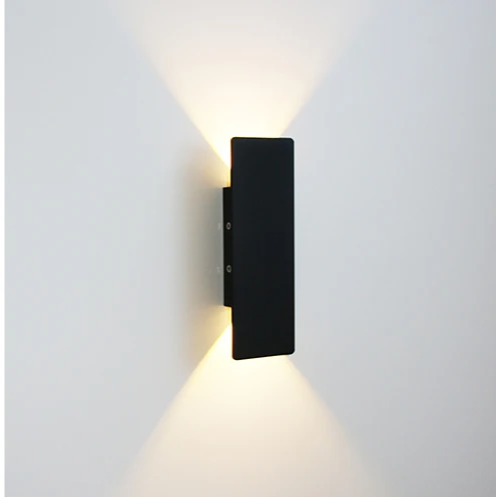 Dual Up-Down LED Wall Light – 6W Aluminium, Warm/Cool White & 4 Colors