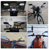 Verstellbarer 360° Fahrradspiegel mit Universeller Lenkerhalterung – Optimaler Sichtwinkel für sicheres Fahren