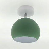 Nordic Macaron Ceiling Light | Modern Round Aluminium Lamp