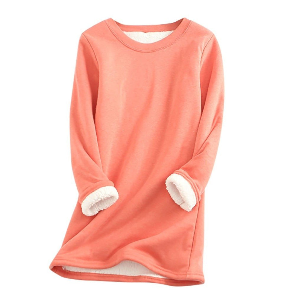 Ladies' fleece pullover with lining – Mira - 4
