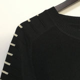 Men's knitted jumper with stripe details – Lukas autumn edition