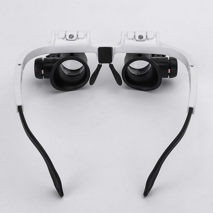 HD Reading Glasses with LED Lighting and Interchangeable Lenses - Optiview