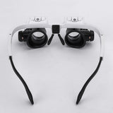 HD Reading Glasses with LED Lighting and Interchangeable Lenses - Optiview