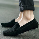 Italian – Fashionable Casual Suede Loafers for Men