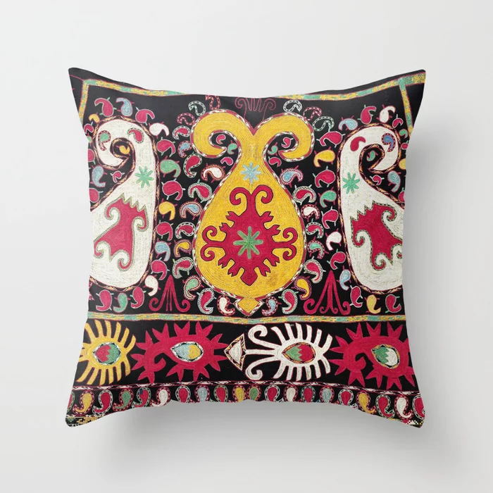 Oriental Cushion Cover – Plush Fabric, Hidden Zipper & 40–60cm Sizes