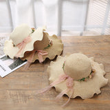 Optimized Product Title: "Damen Sommerhut mit Blütendekoration – Stylischer UV-Schutz für Strand und Garten" 

This title includes relevant keywords while emphasizing the product's features and benefits, making it more appealing for Google Shopping.