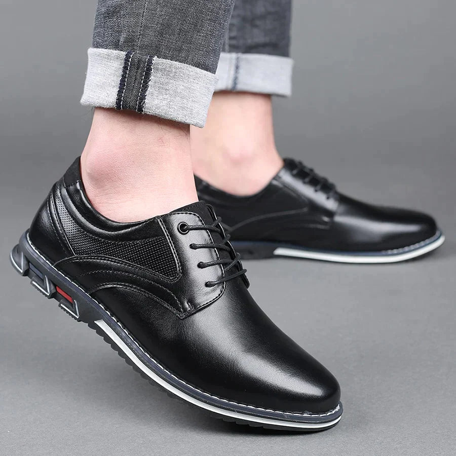 Orthopedic Leather Men's Shoes – Finn