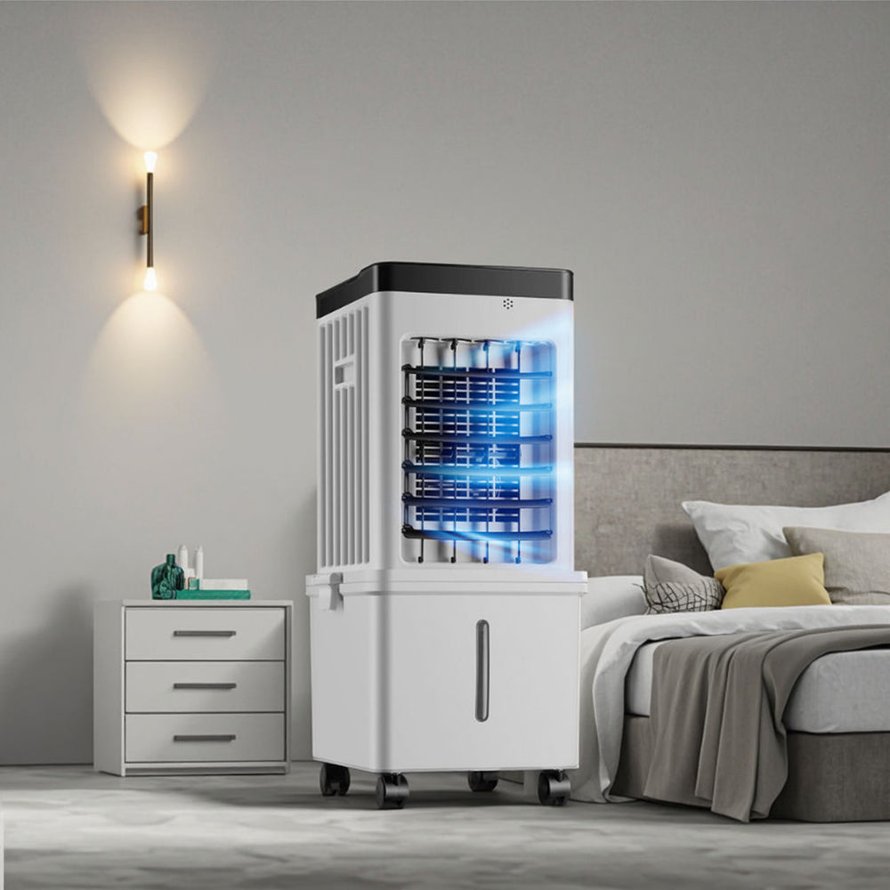 3-in-1 Portable Air Cooler – 15L Ice Tank, Cooling Humidifier & Purifier with Remote Control