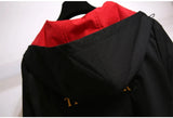 Plus-Size Hooded Windbreaker - Fall Magic Collection for Women