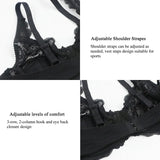 Plus-Size Lace Push-Up Bra - Comfortable Support & Elegant Design for Curvy Figures