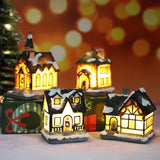 LED Christmas Chalet Light – Glowing Holiday Decoration for Kids' Rooms