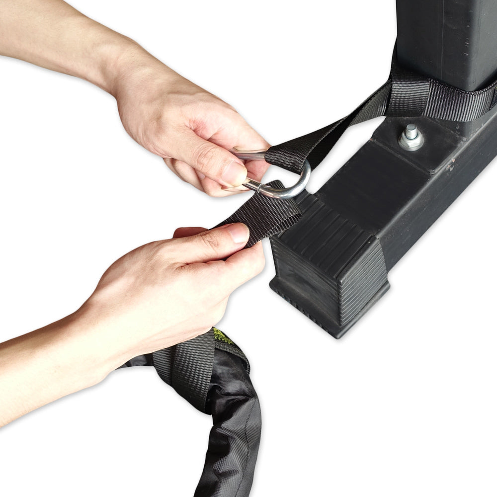 Heavy-Duty Battle Rope Anchor Straps - Supports Up to 750 kg, Available in 2 Sizes for Ultimate Stability