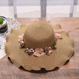 Optimized Product Title: "Damen Sommerhut mit Blütendekoration – Stylischer UV-Schutz für Strand und Garten" 

This title includes relevant keywords while emphasizing the product's features and benefits, making it more appealing for Google Shopping.