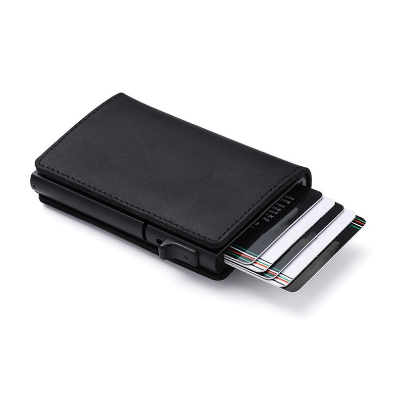 Slim Wallet with Integrated AirTag Holder - Stylish Card Case for Secure Tracking