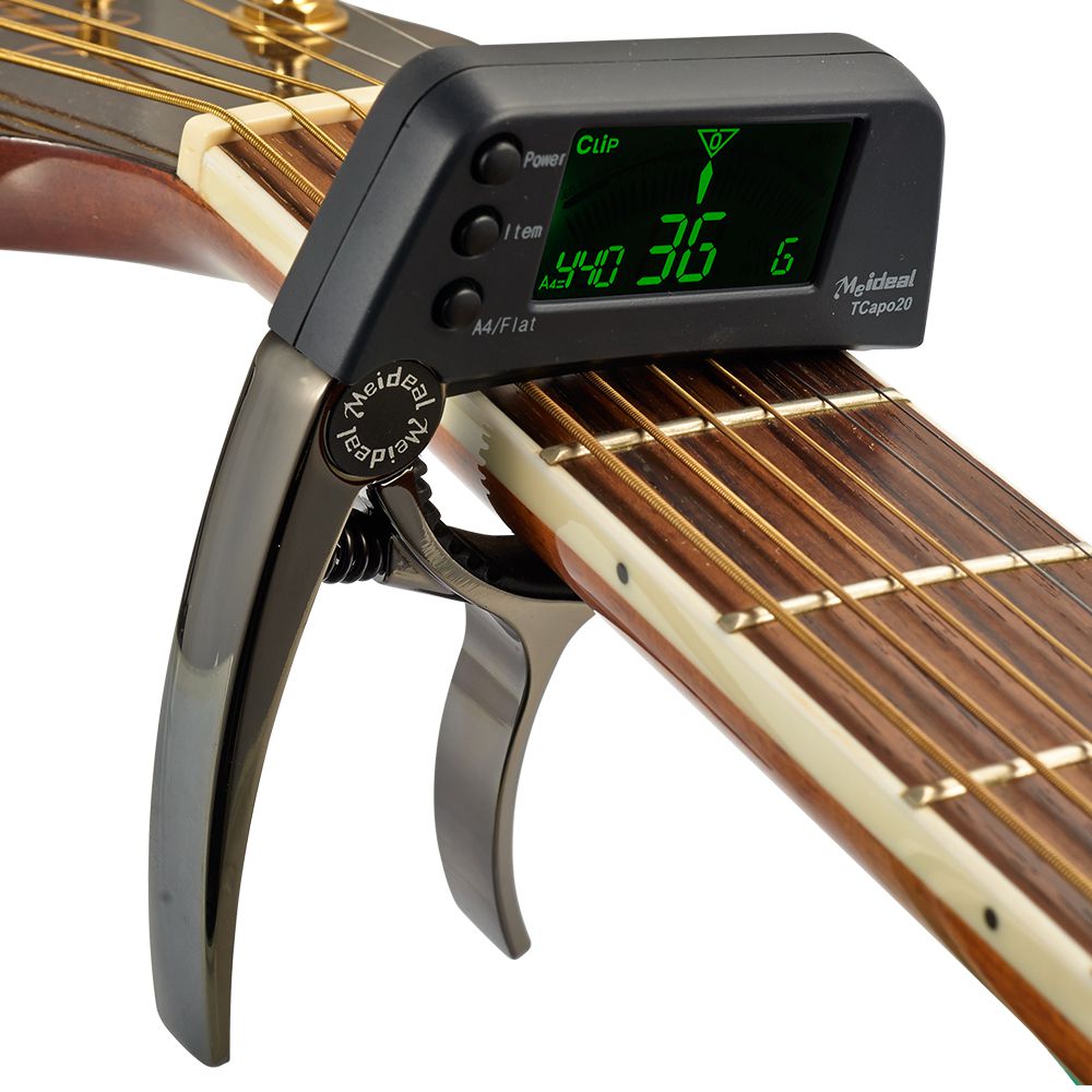 TuneGrip 2-in-1 Guitar Capo & Tuner