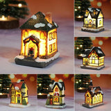 LED Christmas Chalet Light – Glowing Holiday Decoration for Kids' Rooms