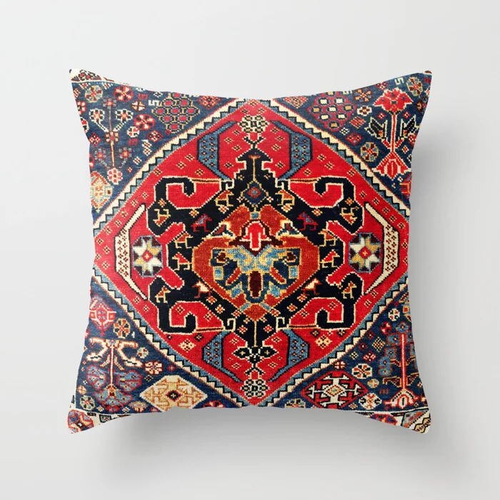 Oriental Cushion Cover – Plush Fabric, Hidden Zipper & 40–60cm Sizes