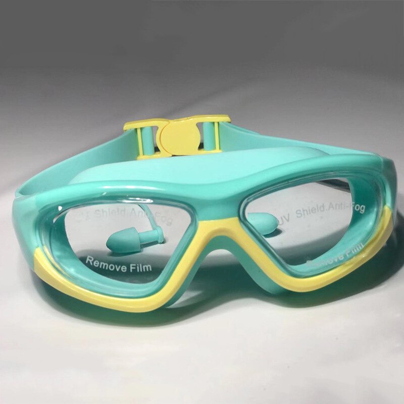 Kids' Swim Goggles – Anti-Fog Makrolon Lenses, UV Protection & Adjustable Strap