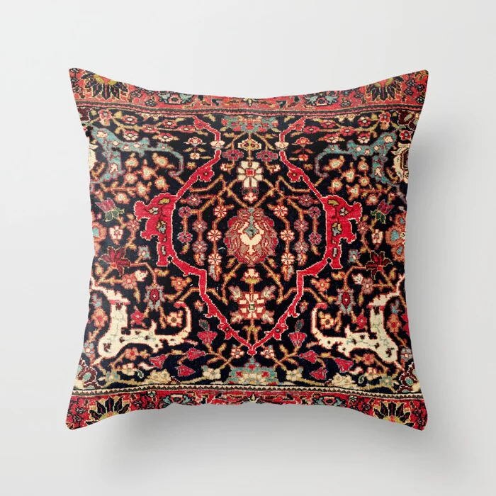 Oriental Cushion Cover – Plush Fabric, Hidden Zipper & 40–60cm Sizes