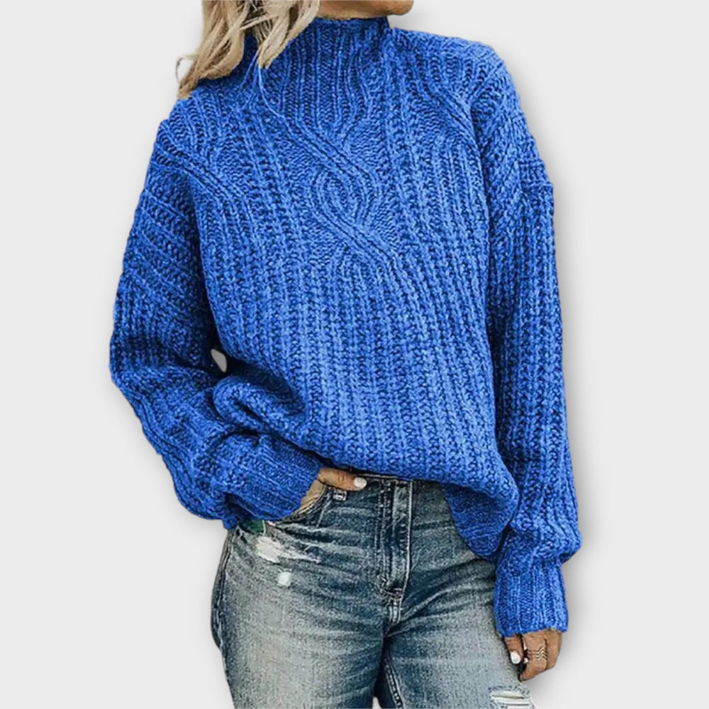 Harper Gemütlicher Strickpullover für Damen - Weicher, Bequemer Pullover aus Hochwertiger Wolle - Perfekt für Herbst und Winter