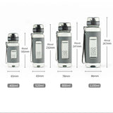 Kalsten | UZSPACE Sport Water Bottles, BPA-free, portable, impact-resistant, leak-proof, large capacity, fitness water kettle, Tritan plastic drinking bottle