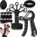 Hand Gripper Forearm Strength Trainer Adjustable Metal Workout Set
