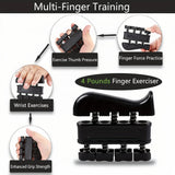 Hand Gripper Forearm Strength Trainer Adjustable Metal Workout Set