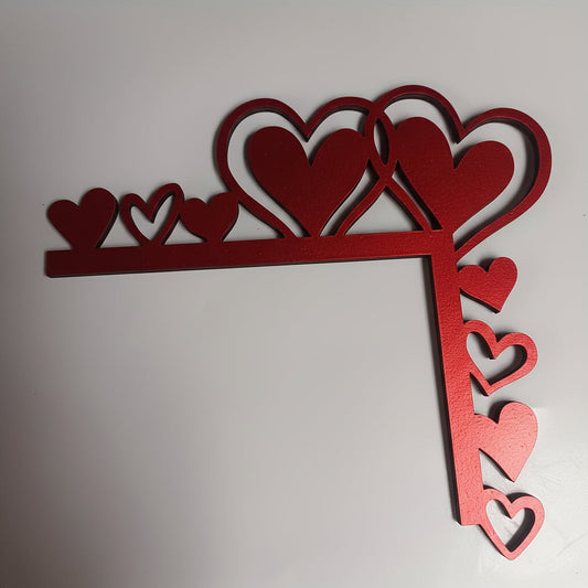 Heart Frame Wall Art – Mirror Sticker, Acrylic Material & Room Decor Accent