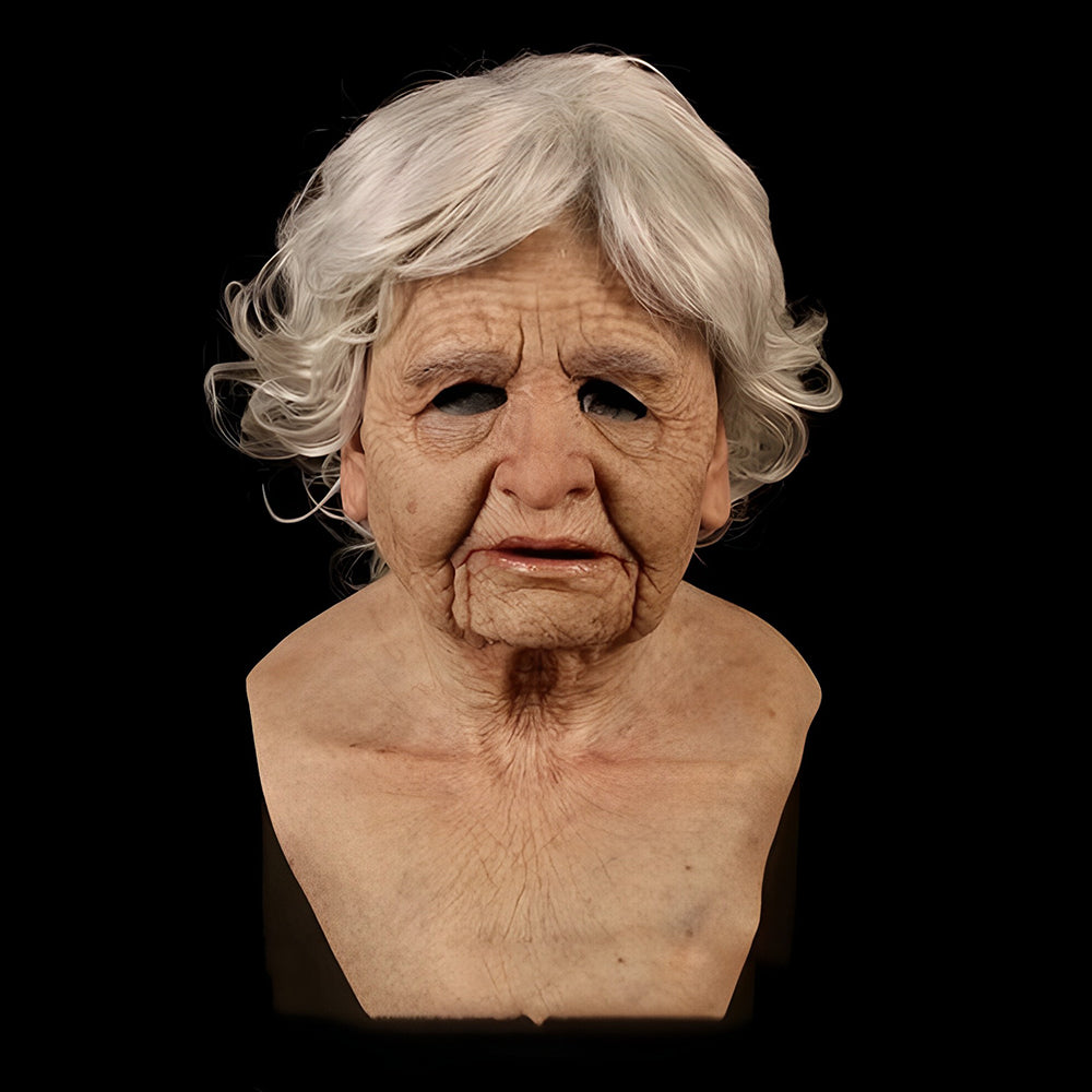 Realistic Full-Head Character Costume Mask