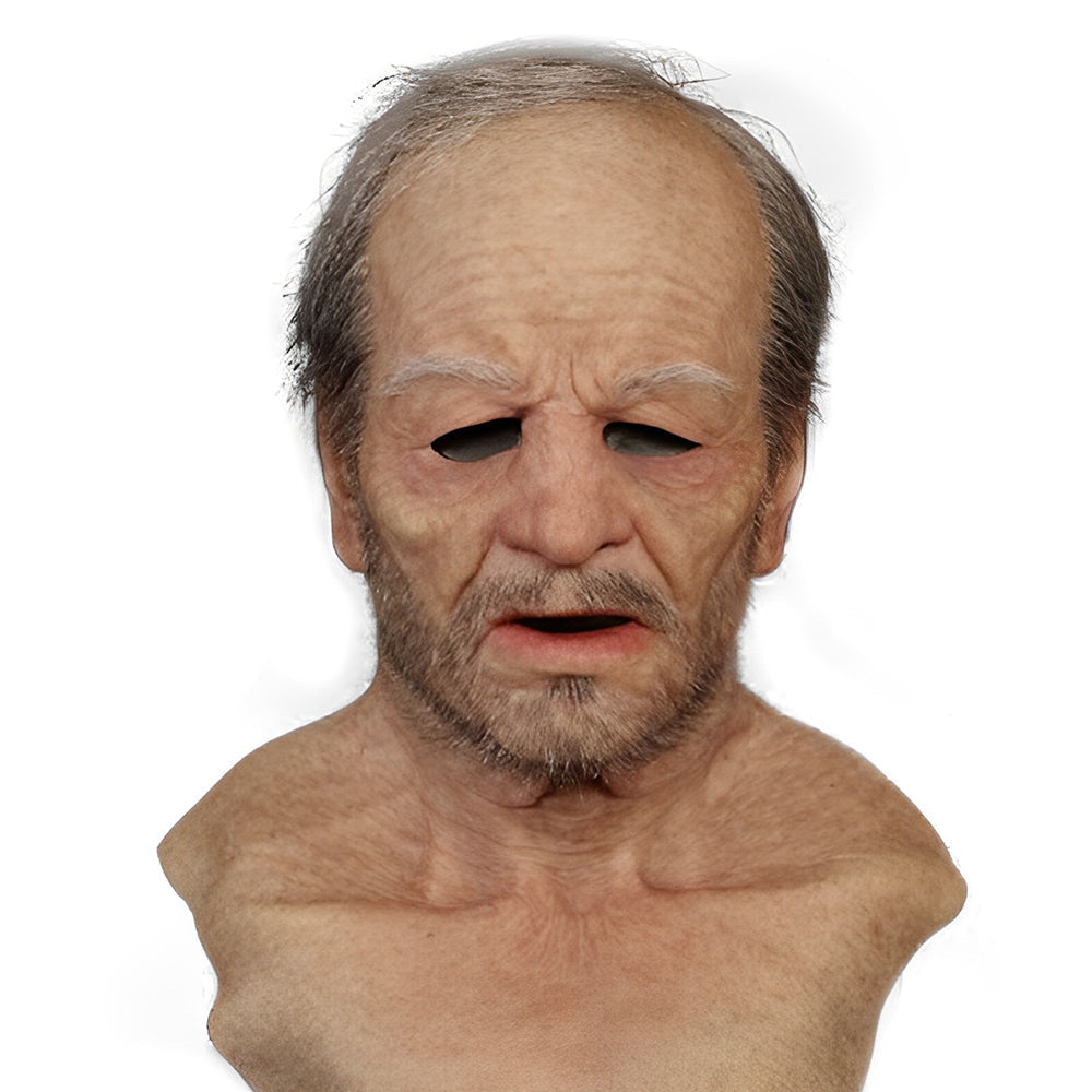 Realistic Full-Head Character Costume Mask