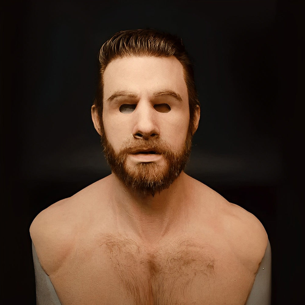Realistic Full-Head Character Costume Mask