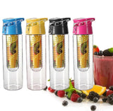 Fruit Infuser Water Bottle – 700ml, BPA-Free & Flip Lid