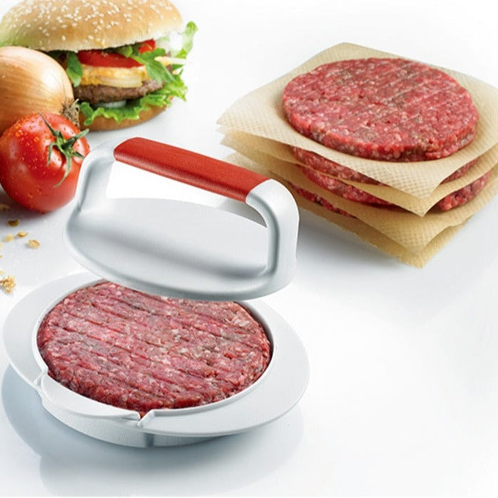 Optimized Product Title: **Hamburger Presse – Perfekte, Gleichmäßige Frikadellen mit Einem Knopfdruck – Ideal für Grillliebhaber**