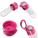 Fruit Infuser Water Bottle – 700ml, BPA-Free & Flip Lid