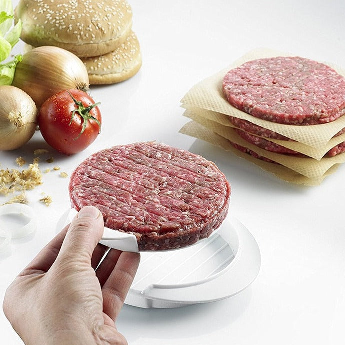 Optimized Product Title: **Hamburger Presse – Perfekte, Gleichmäßige Frikadellen mit Einem Knopfdruck – Ideal für Grillliebhaber**