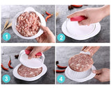 Optimized Product Title: **Hamburger Presse – Perfekte, Gleichmäßige Frikadellen mit Einem Knopfdruck – Ideal für Grillliebhaber**