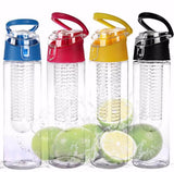 Fruit Infuser Water Bottle – 700ml, BPA-Free & Flip Lid