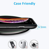 Wireless Charging Pad – 30W Fast Charge, Qi Compatible & LED Ring