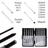 11-Piece Micro Precision Screwdriver Set with Carrying Case - Craftix