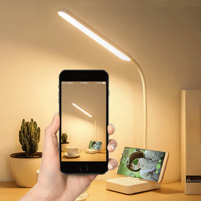 Stylish LED Table Lamp - Modern Design, Adjustable Brightness, Energy Efficient Lighting for Home & Office