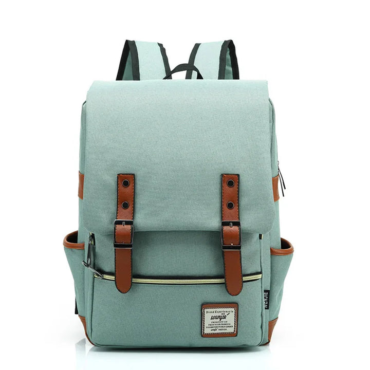 Light green waterproof Oxford backpack