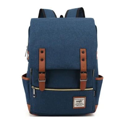 Dark blue waterproof Oxford backpack